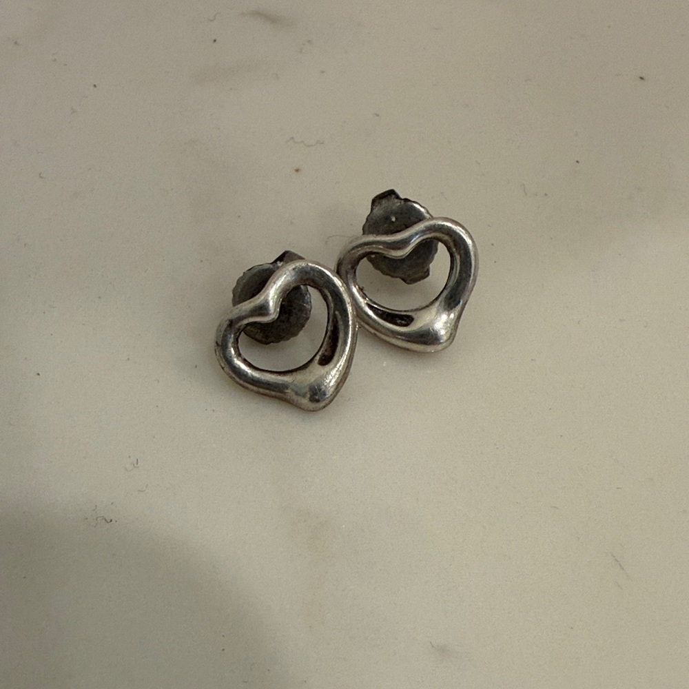 Tiffany & Co. Elsa Peretti Open Heart Earrings